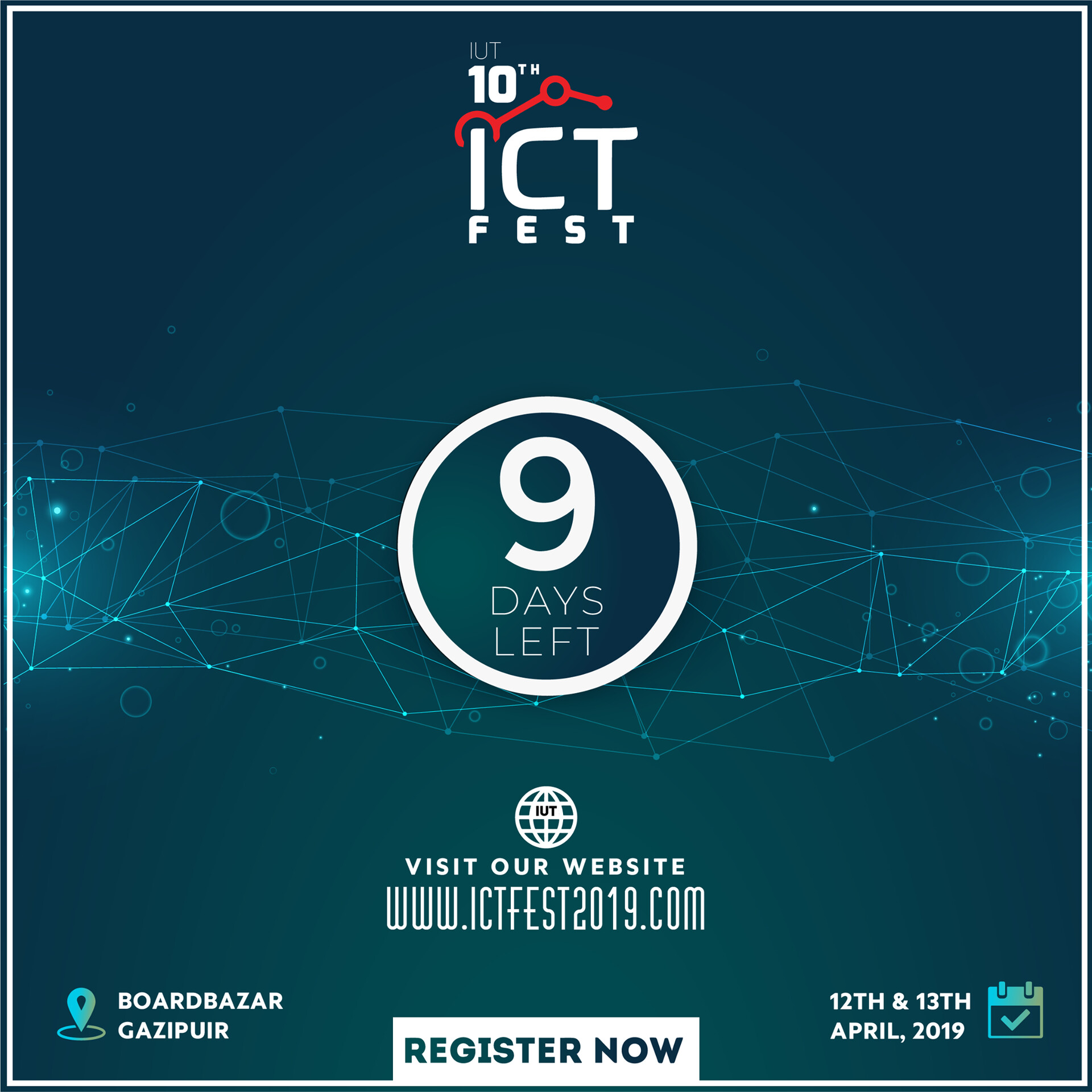 ArtStation Countdown IUT 10th ICT fest