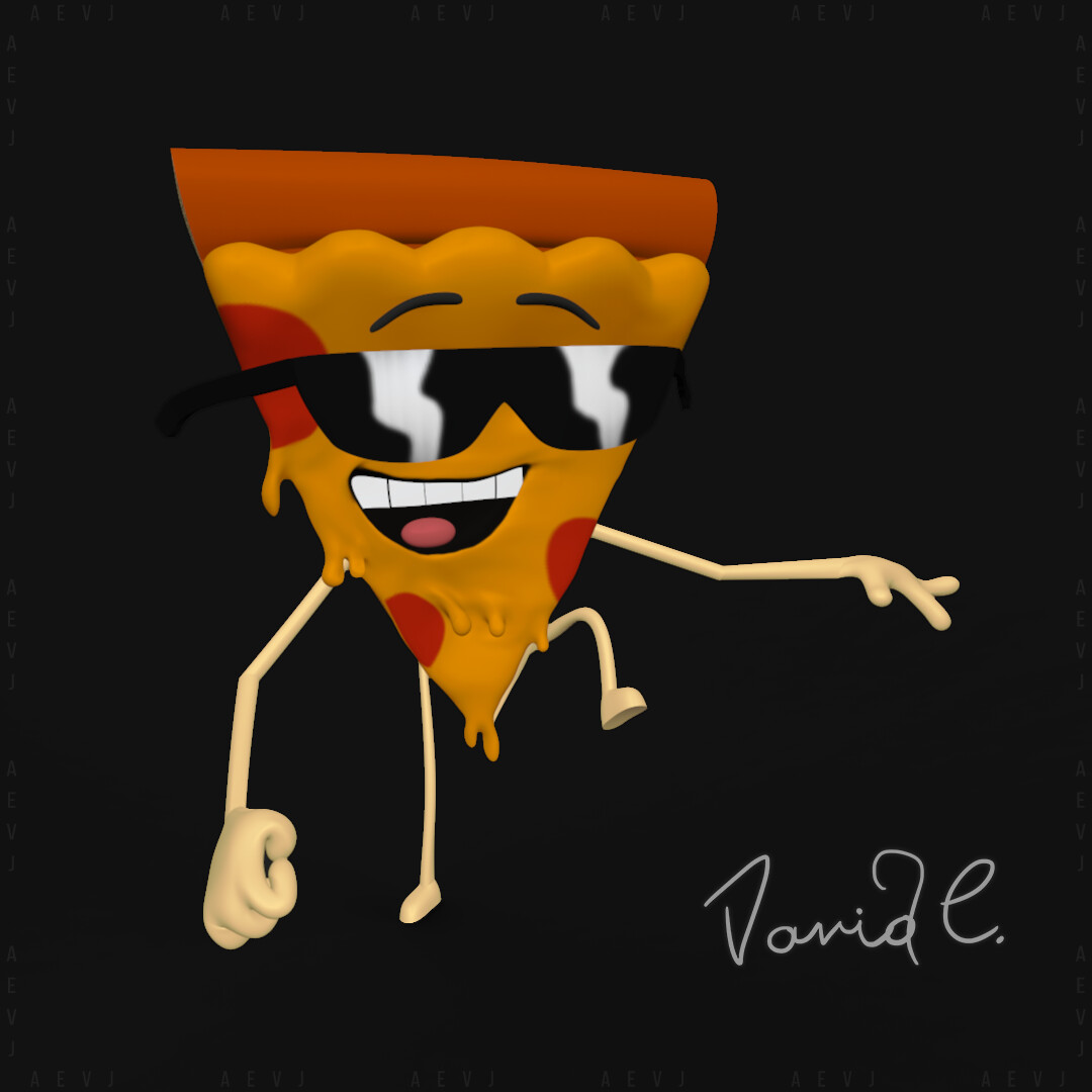 David Chaparro Romero - Pizza Steve 3D FanArt
