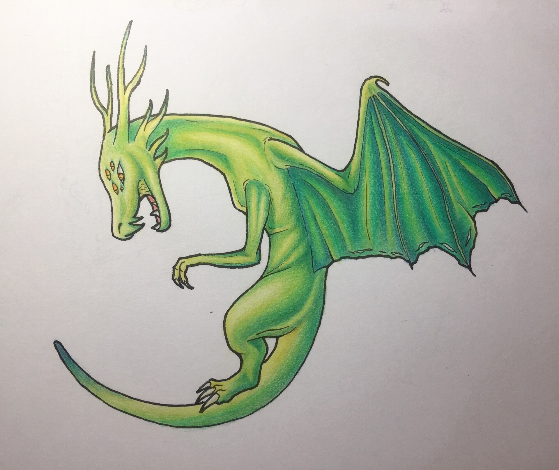 The green eyed dragon