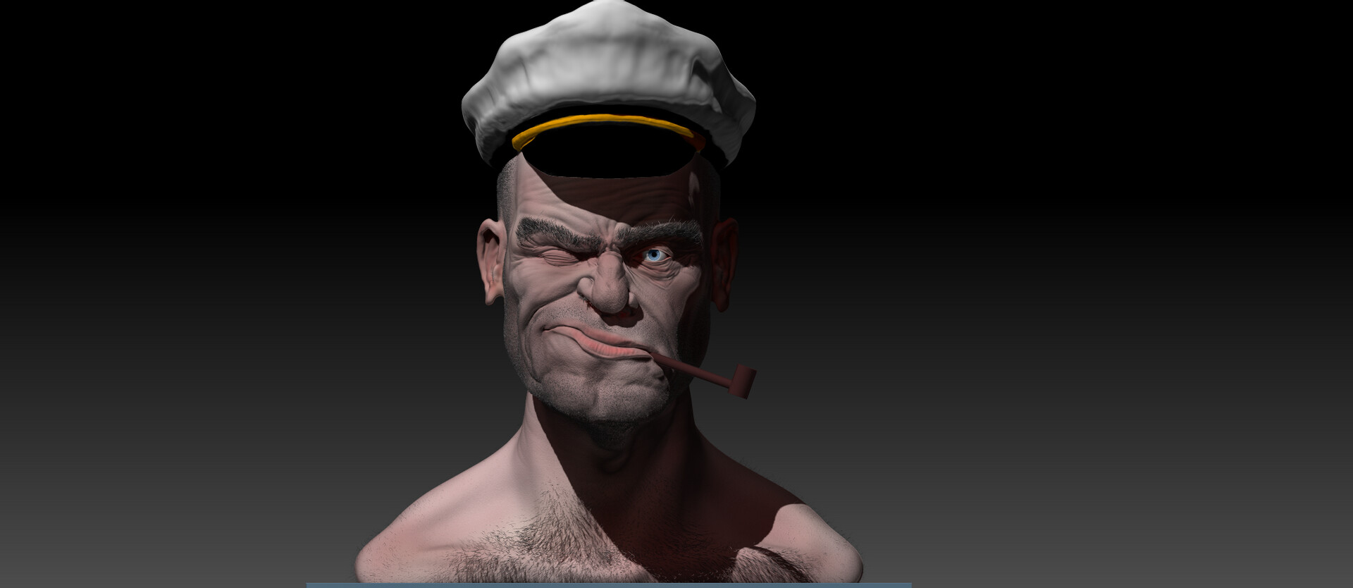 Popeye the sailor man.