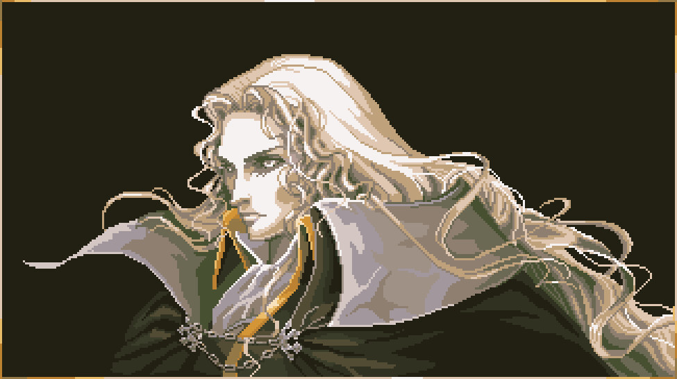 Alucard from Castlevania: Symphony of the Night fan art.