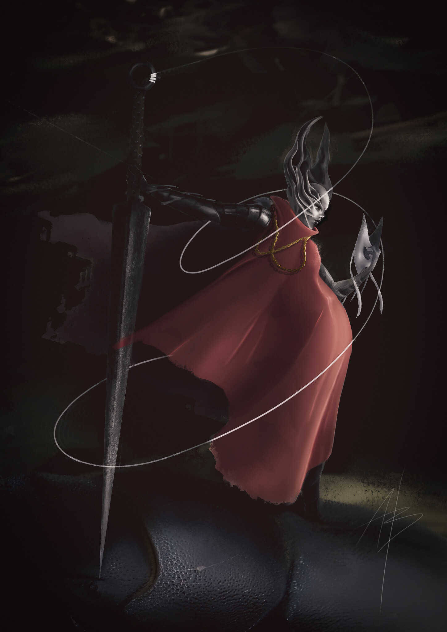 Artstation Hornet Hollow Knight Fanart Alastair Bartley