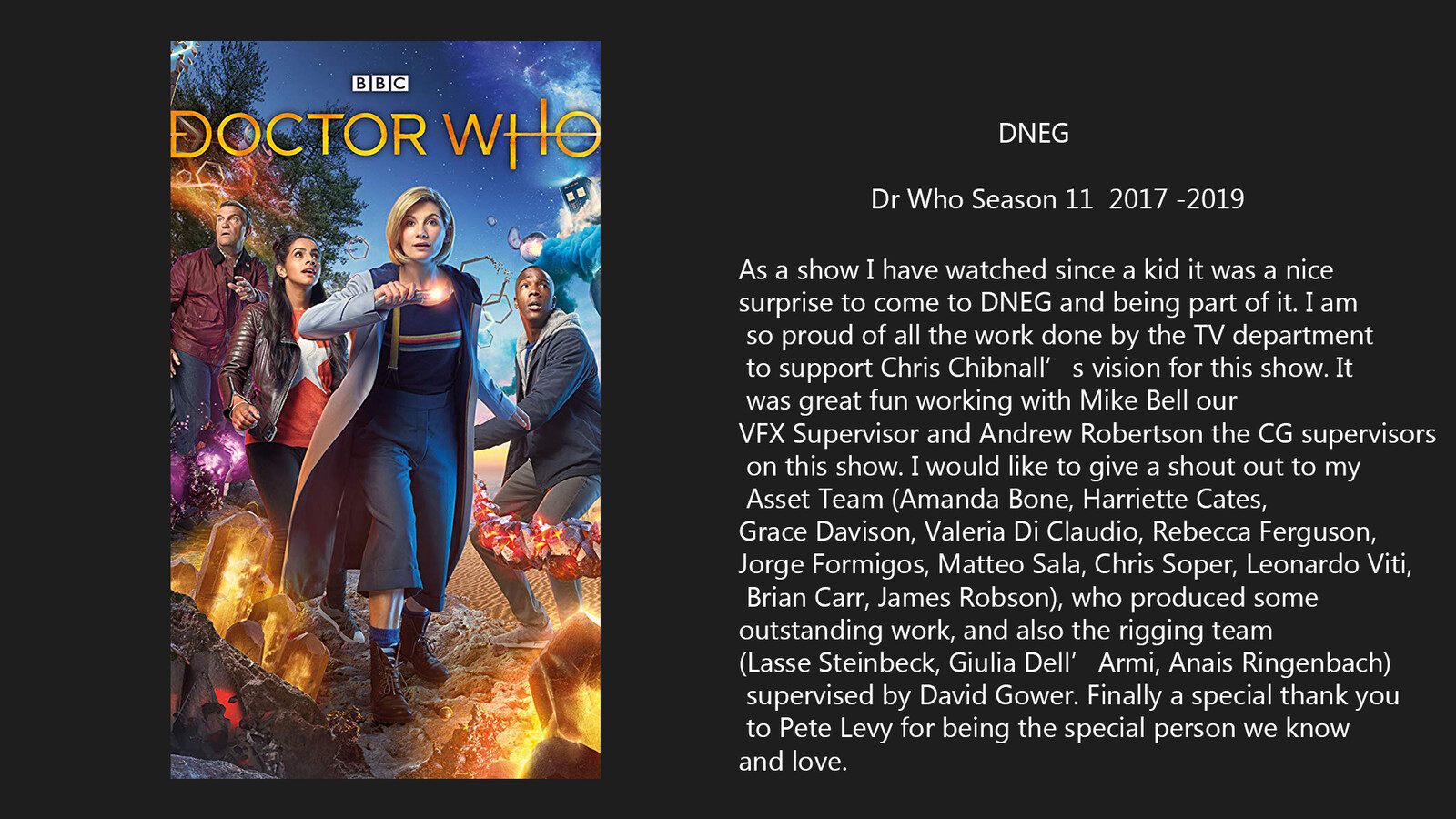 Dr Who season 11
