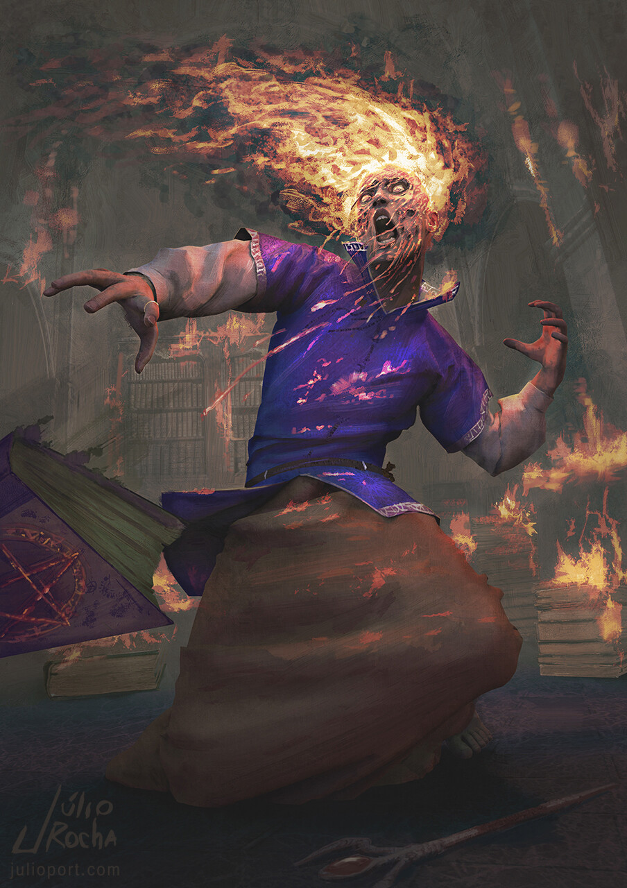ArtStation - Brain fire, Júlio Rocha
