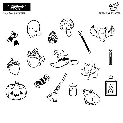 Inktober 2019 | Day 10: Pattern