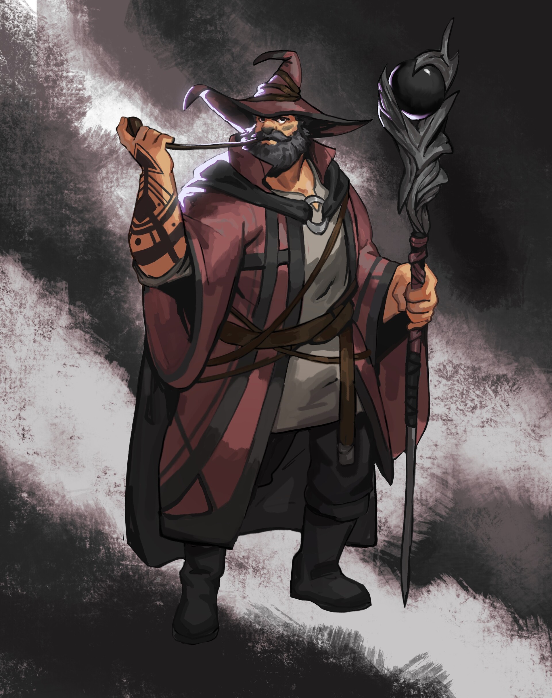 ArtStation Garvalt, the Wizard of Ashes