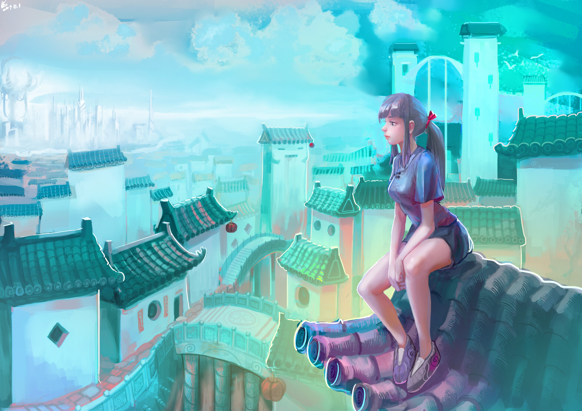 Dgspitzer Eddy Hu The Dreampunk City 梦女的涡云城