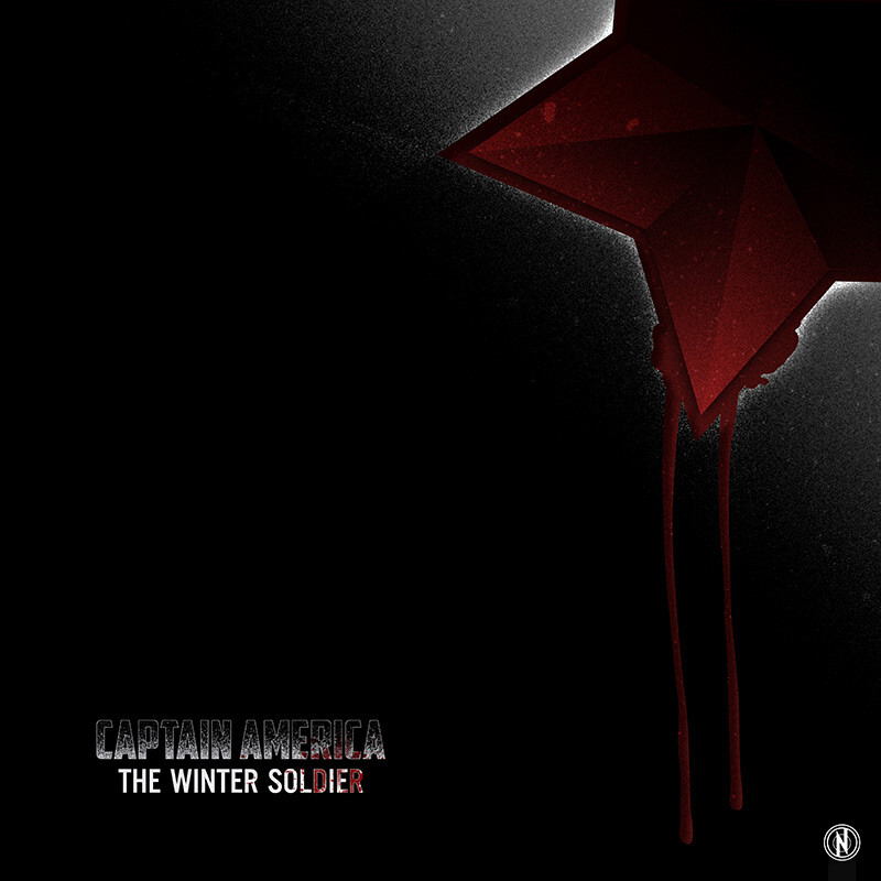 Artstation Captain America The Winter Soldier Minimal Poster
