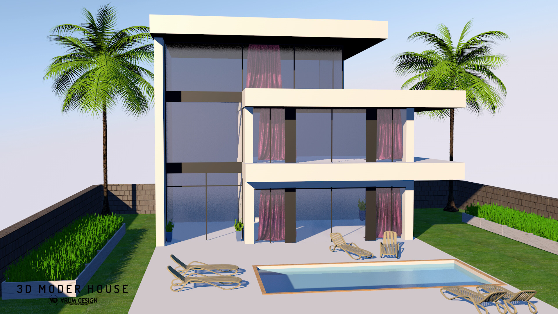 Artstation Render 3d Animation For House Nadher Arroum