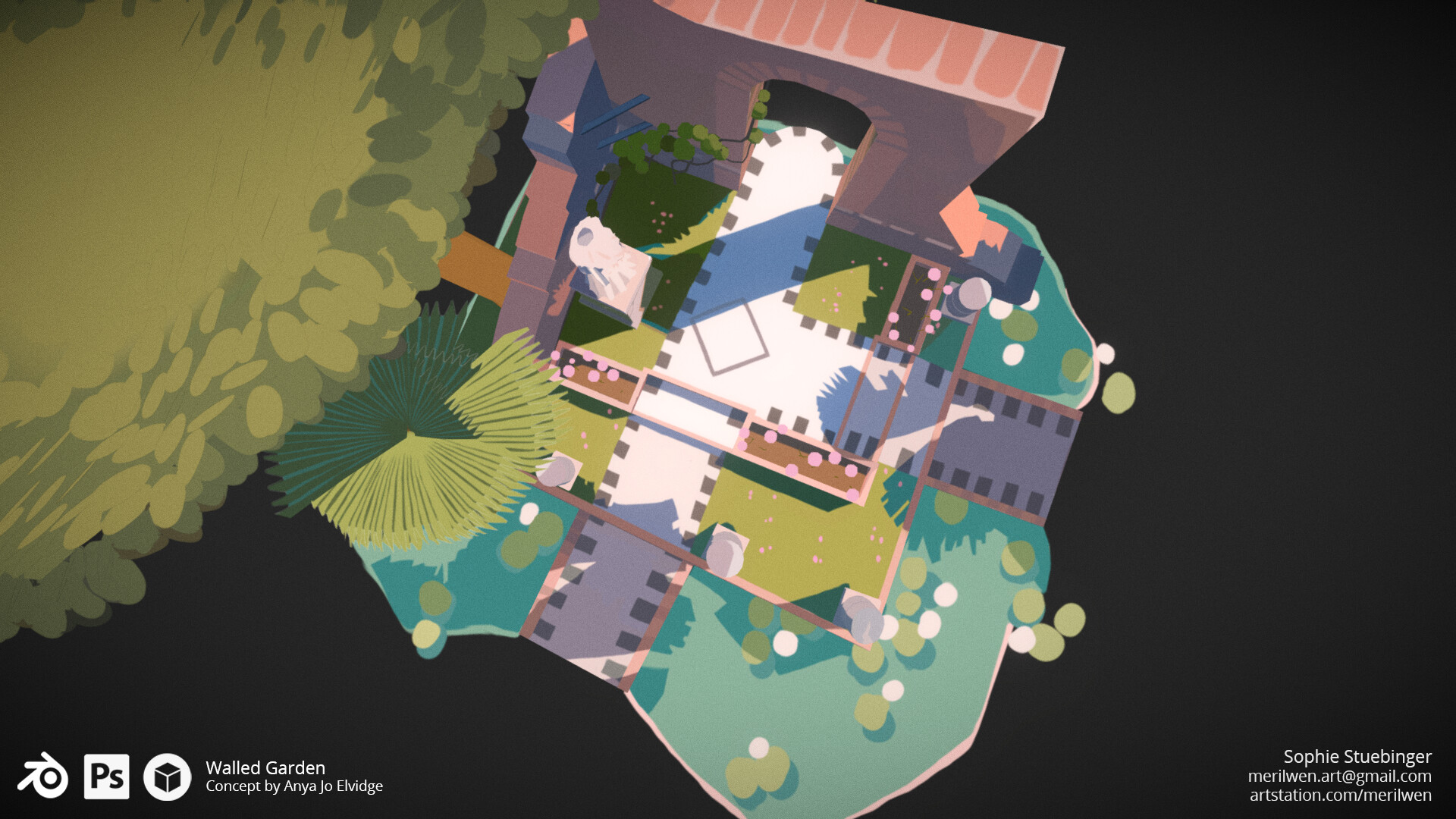 Artstation Walled Garden Sophie Rose Stubinger