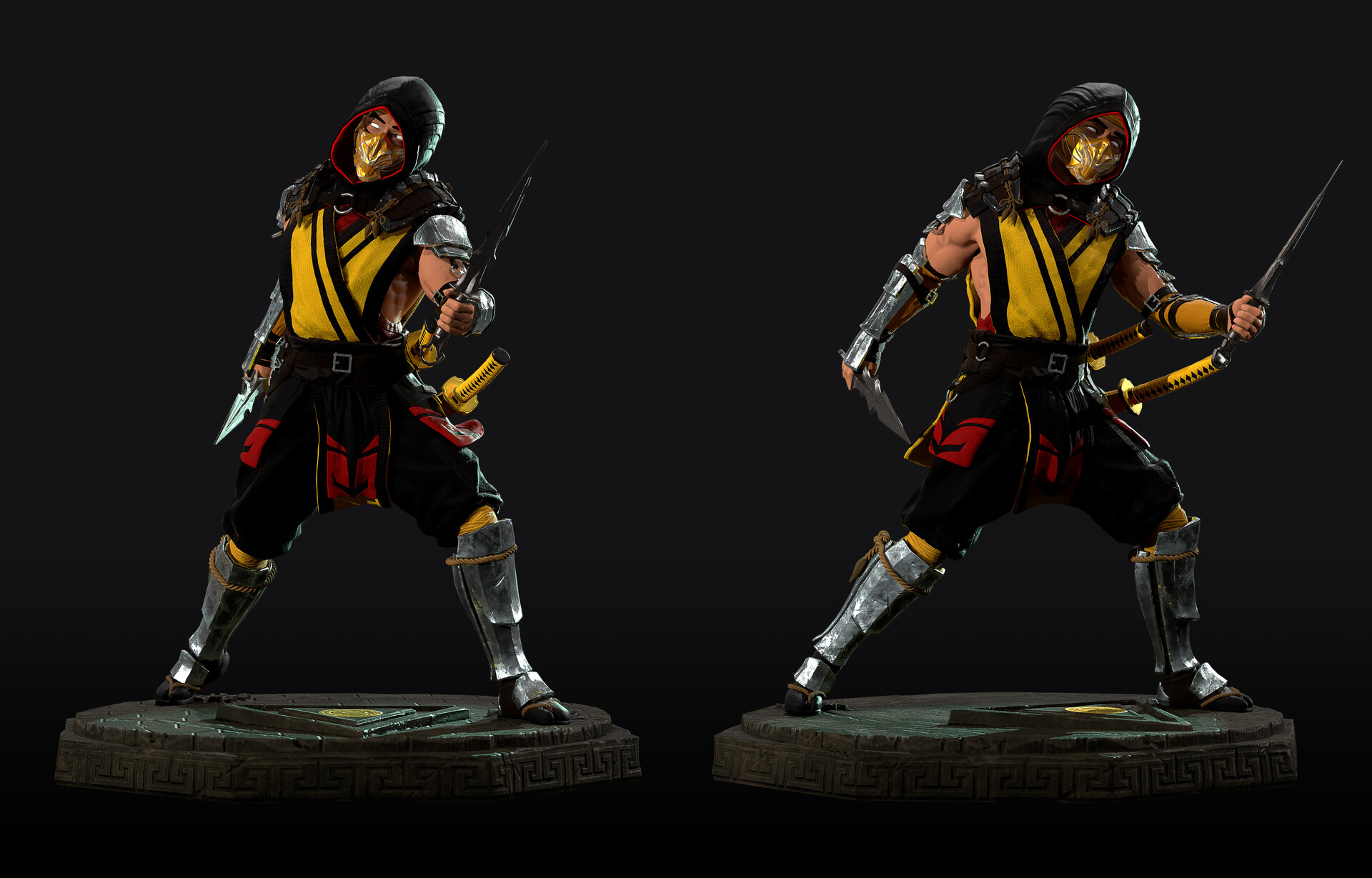 Mortal Kombat Fan art: Scorpion.