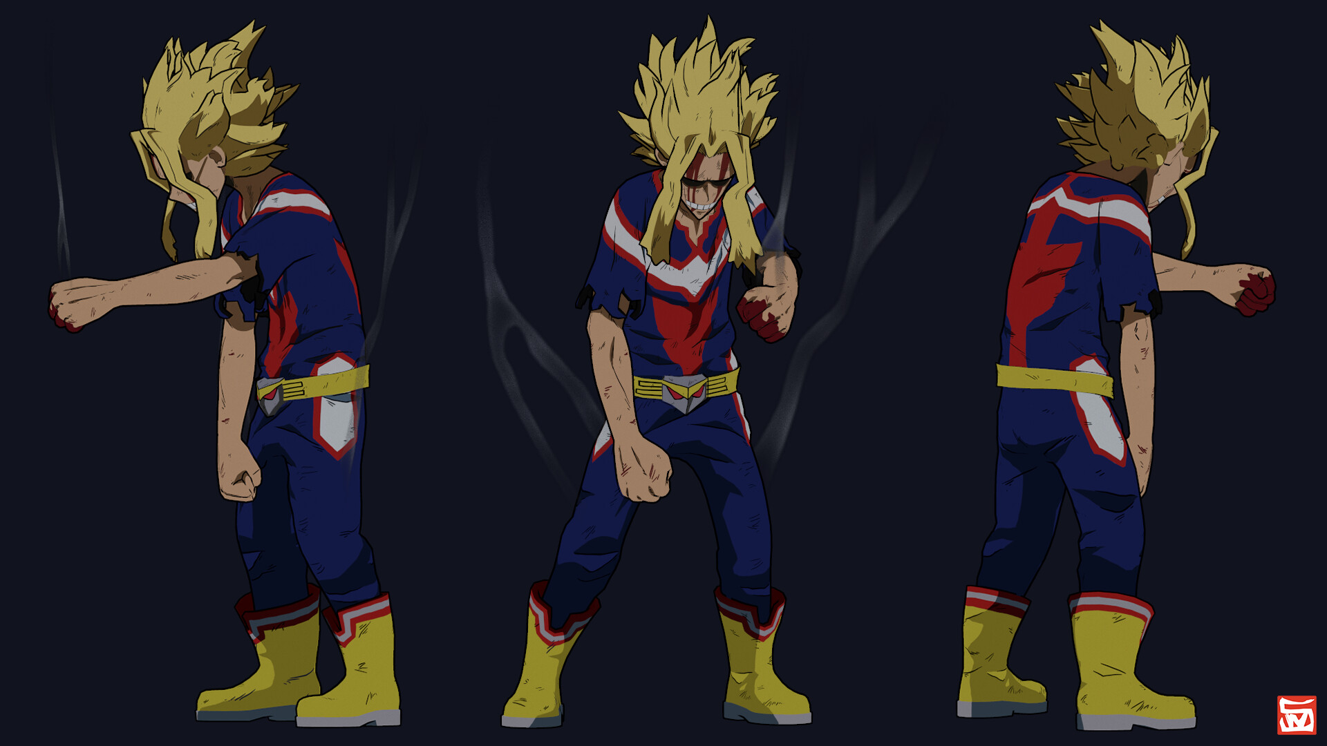 Artstation All Might True Form