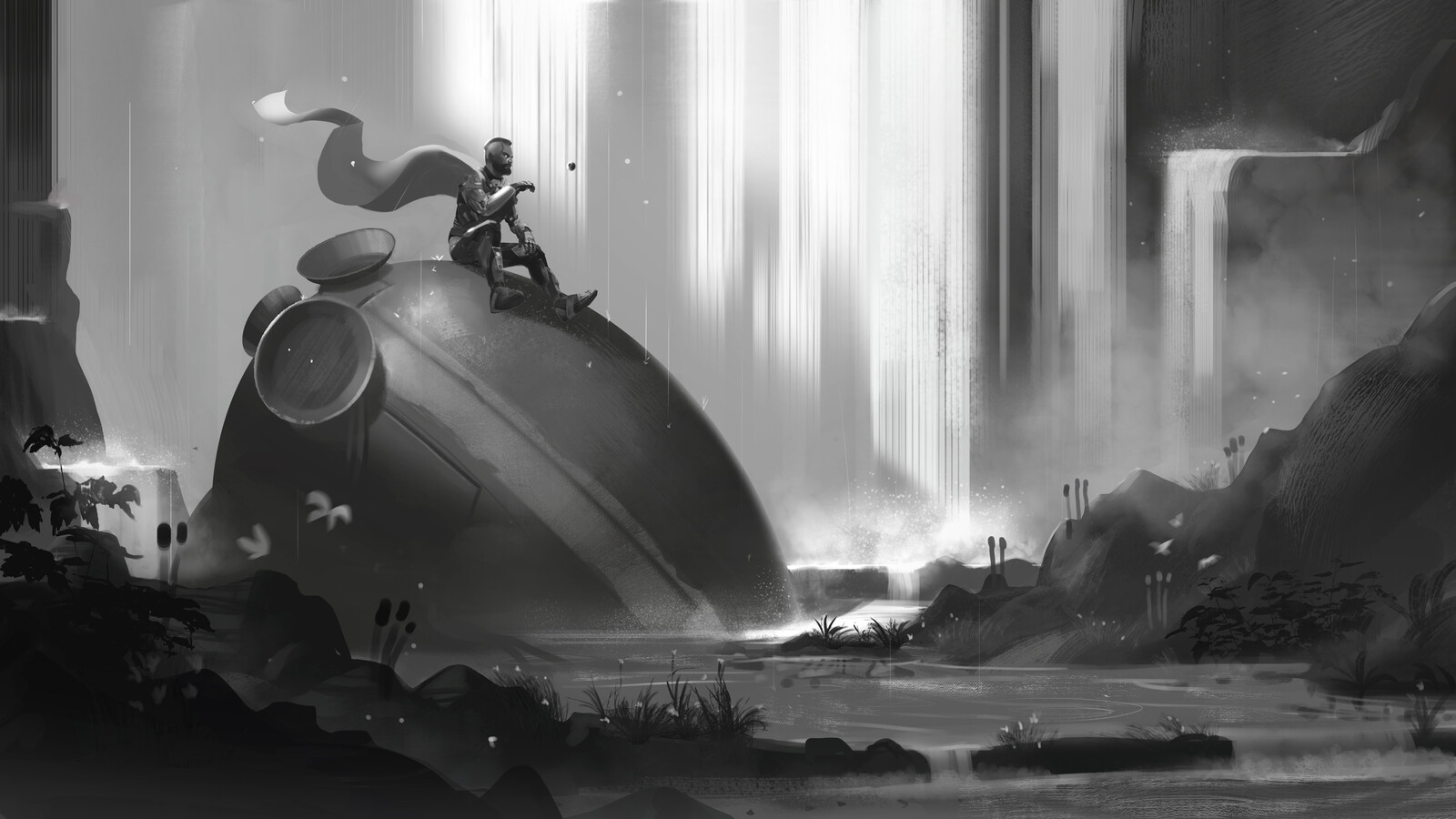 Escape pod Concept Art