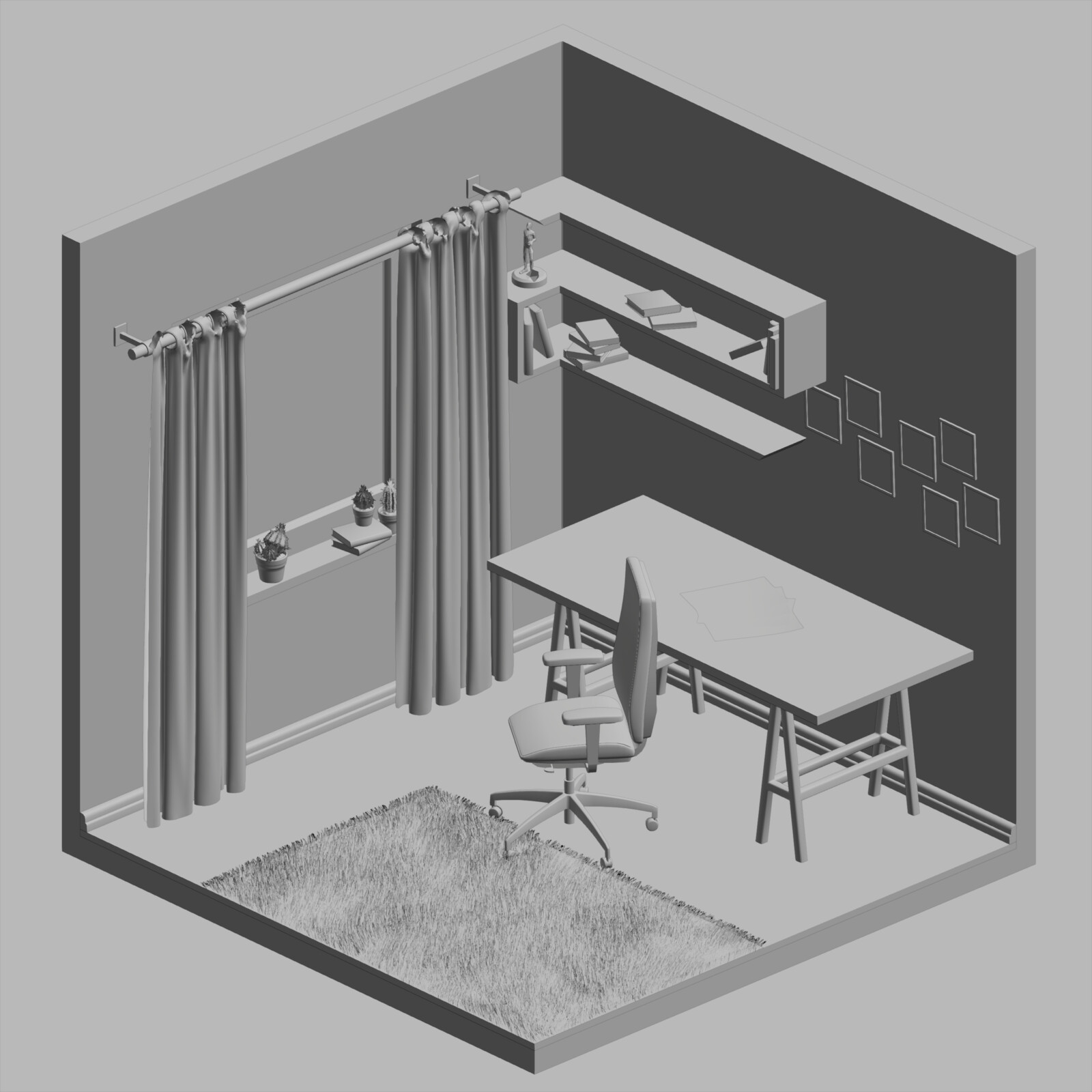 viewport render