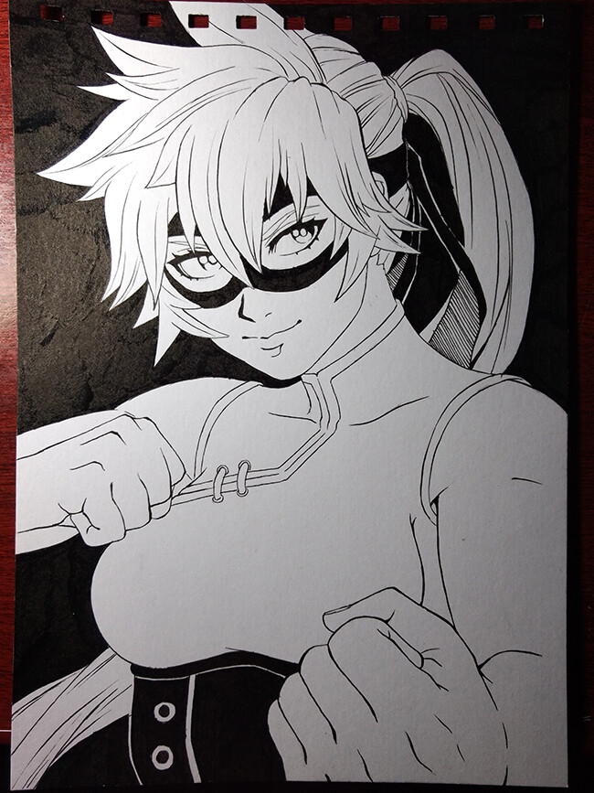 Artstation Inktober Day 4 Bnha Itsuka Kendo Gustavo Garcia