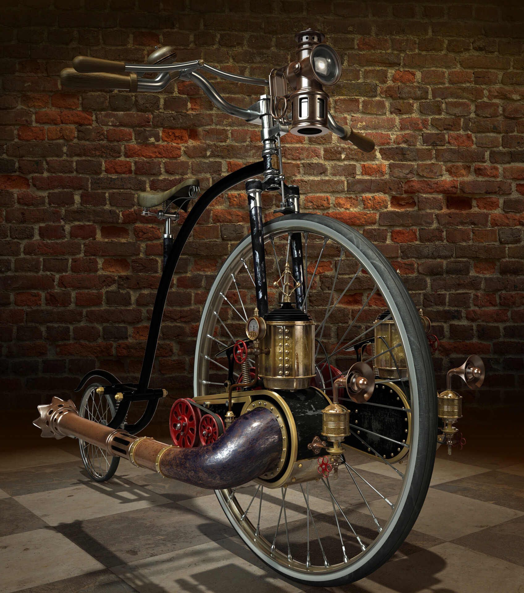 Steampunk penny farthing 2025