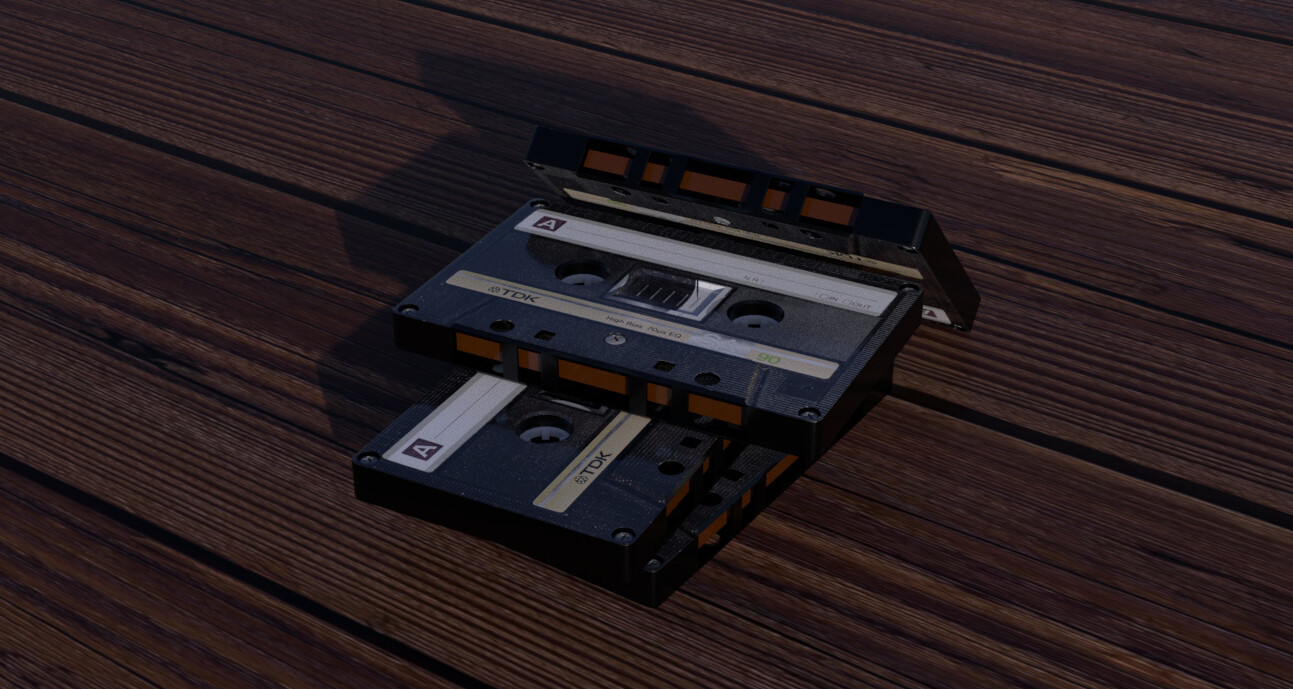 ArtStation - 3D Cassette Tape
