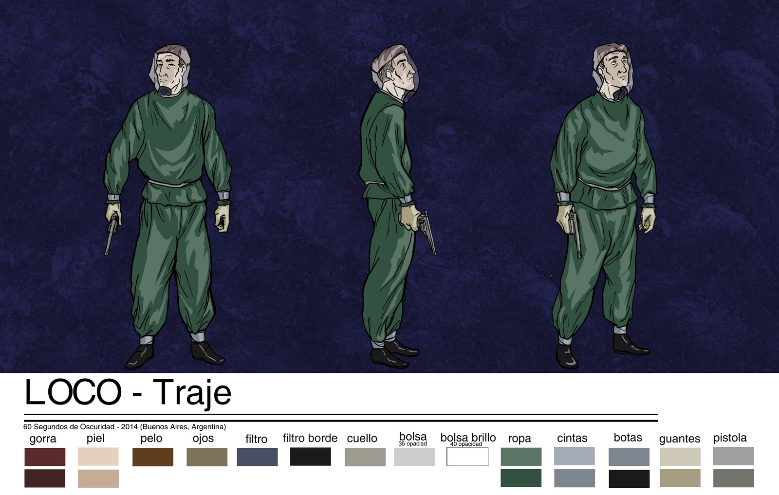 main character design: javier domenichini