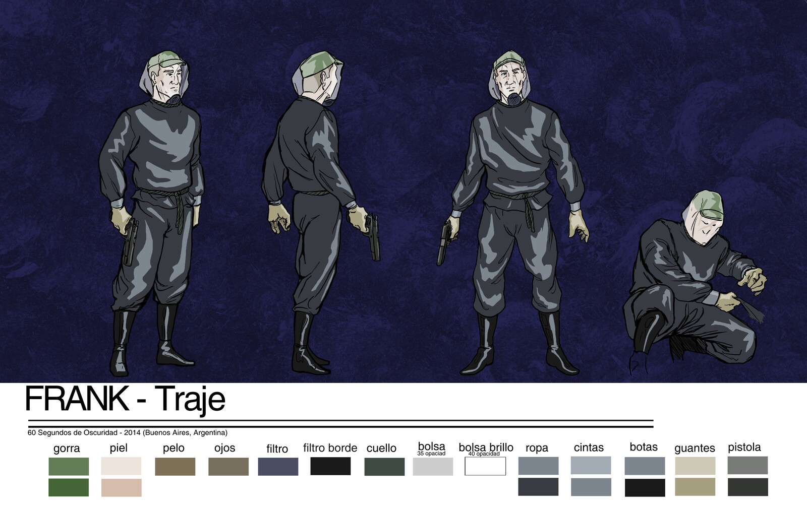 main character design: javier domenichini