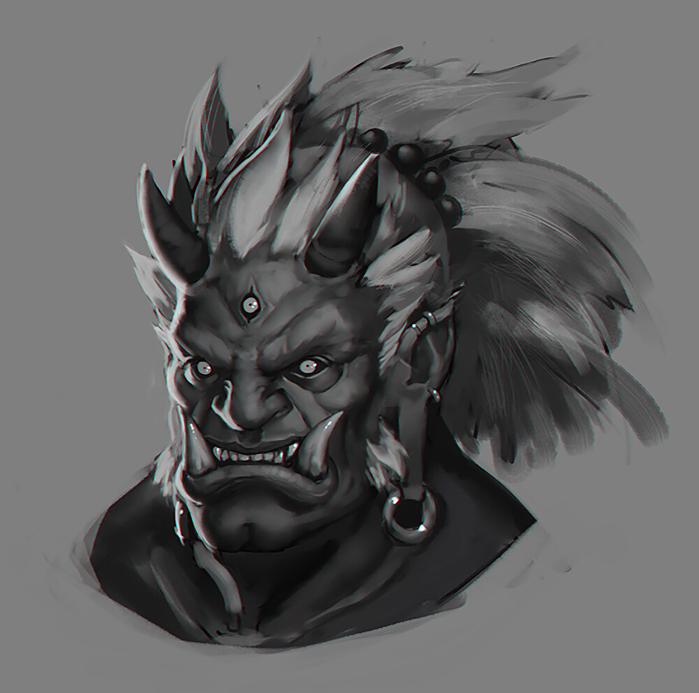 fat face oni