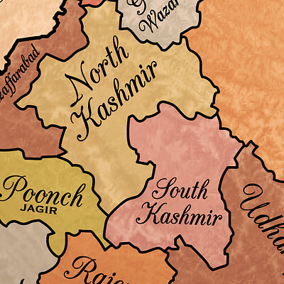 Arsalan khan jammu kashmir original map