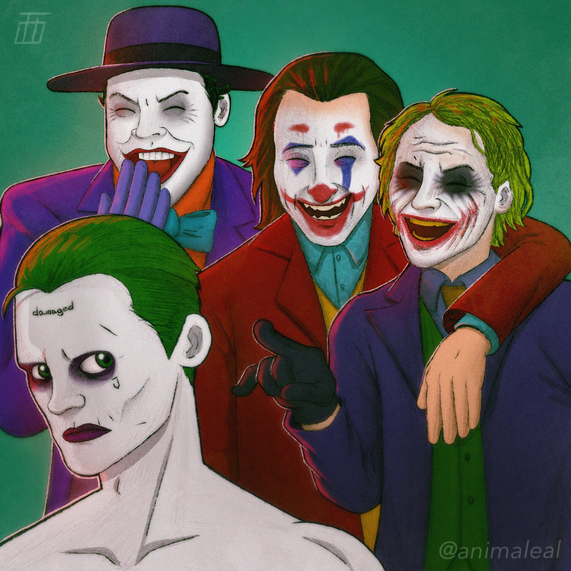 Artstation The Joker Fanart Joao Leal