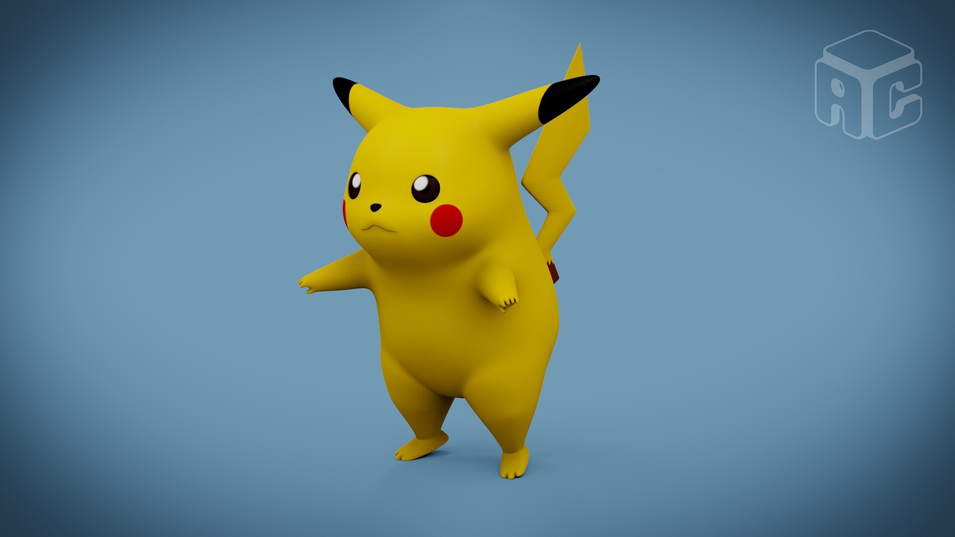 Andy Cuccaro Pikachu 3d Model