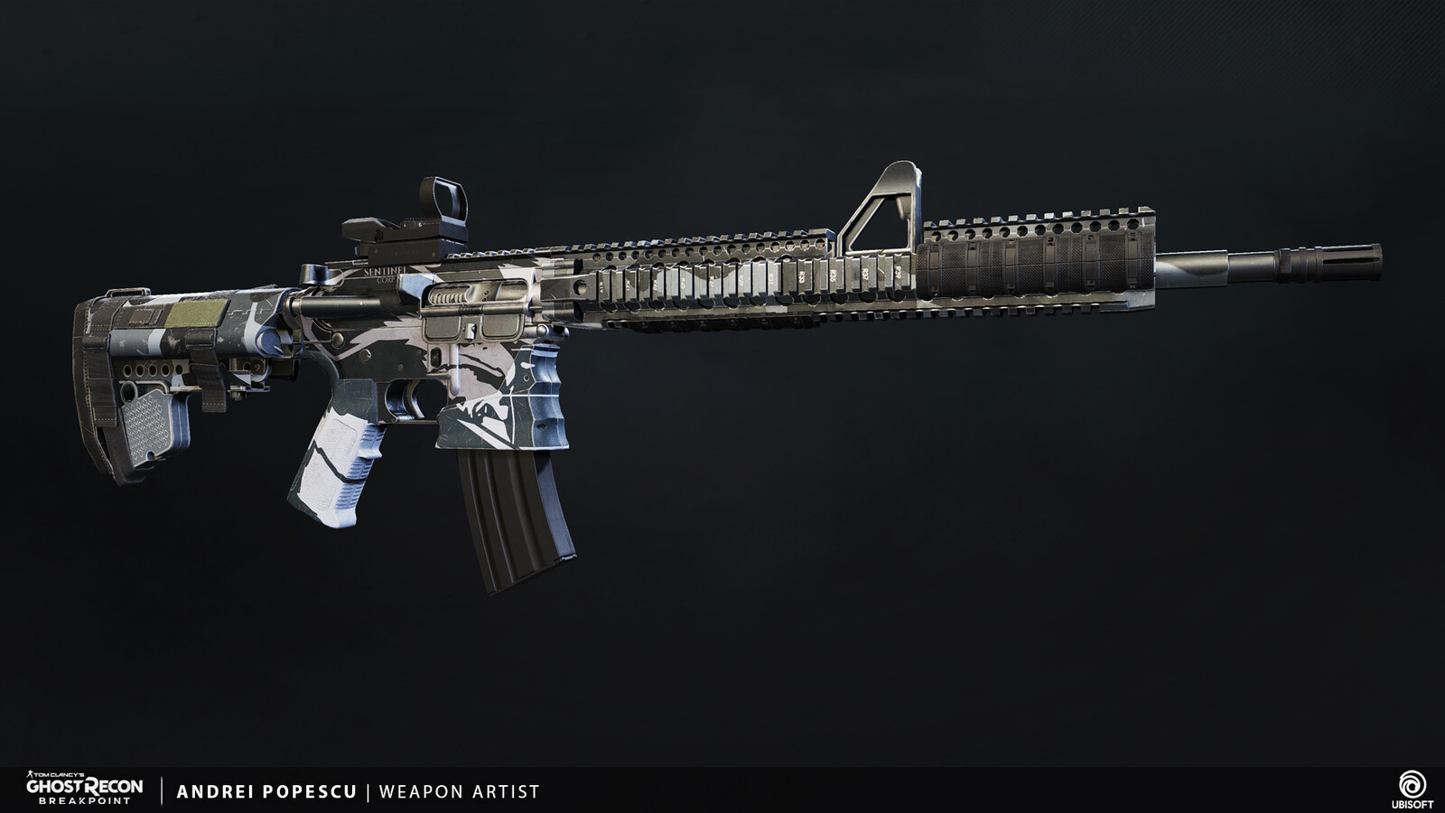 Чертеж m4a1 ghost recon breakpoint