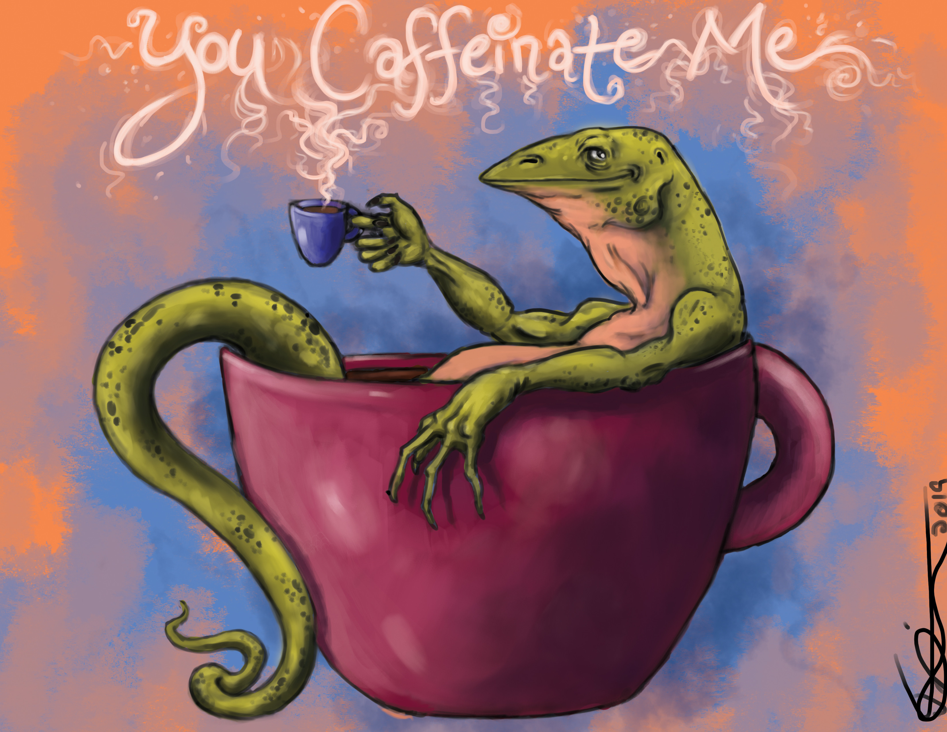 You Caffeinate Me