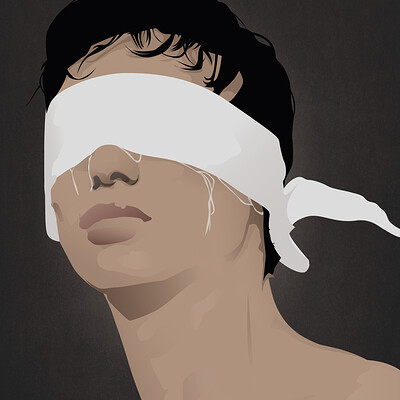 Blindfolded man (Traced) by Mourage on DeviantArt