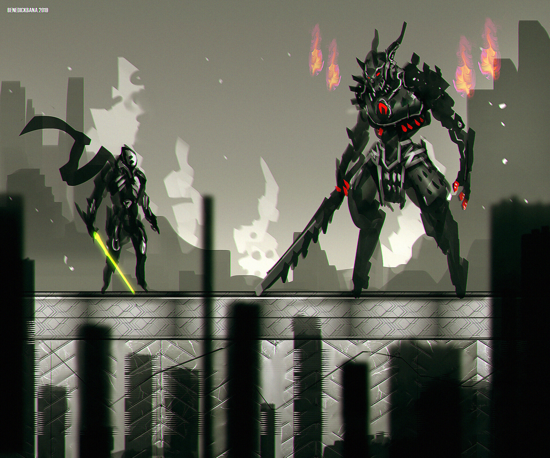 Artstation Darkfall 2d Fighting Game Concept Art Benedick Bana