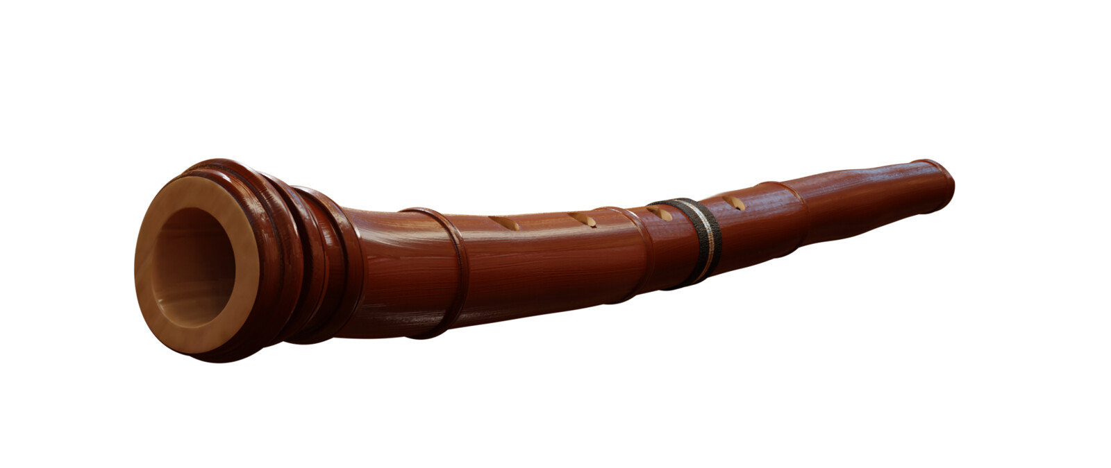 Shakuhachi end