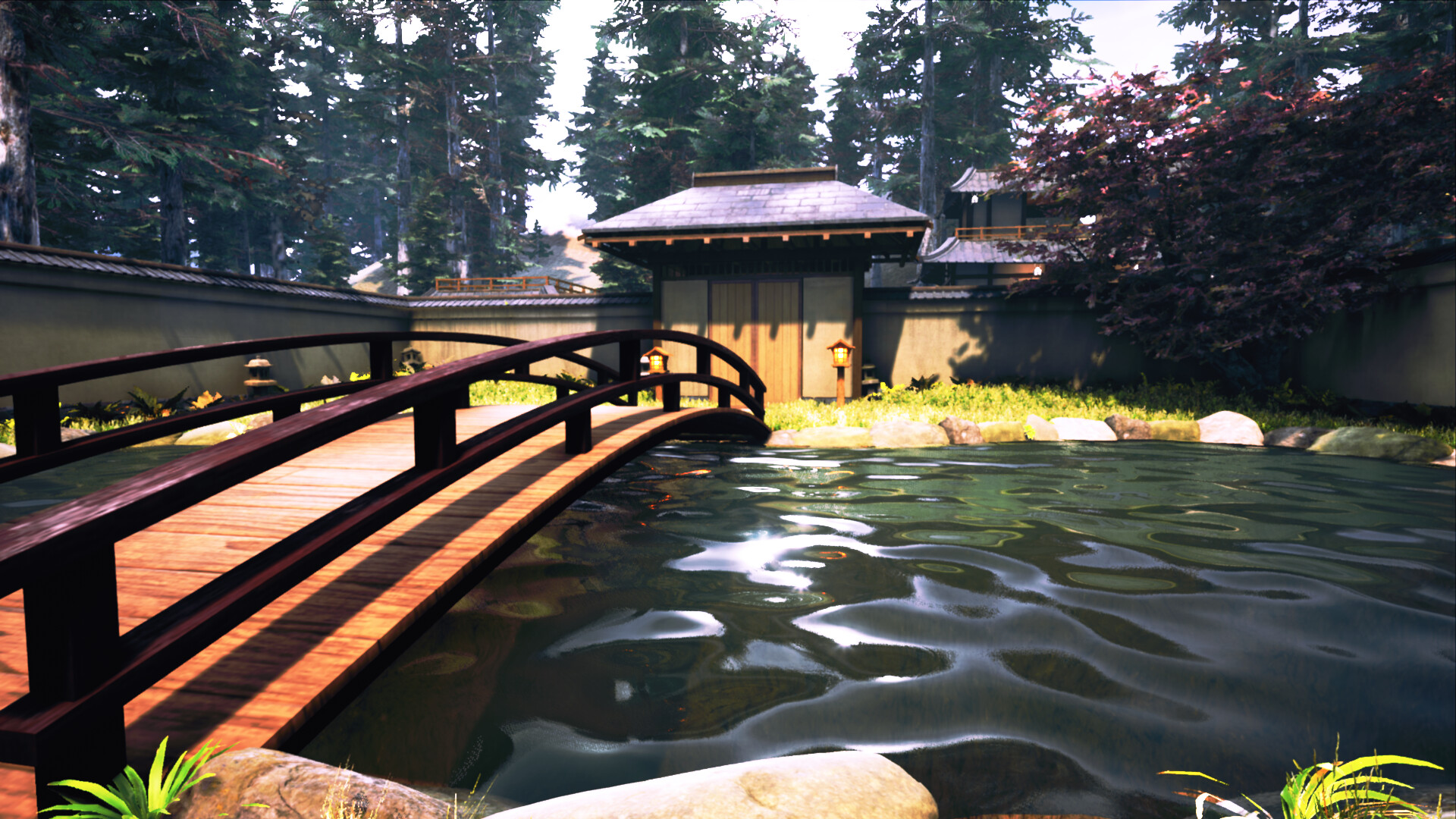 Artstation Japanese Zen Garden Barrett Ettel