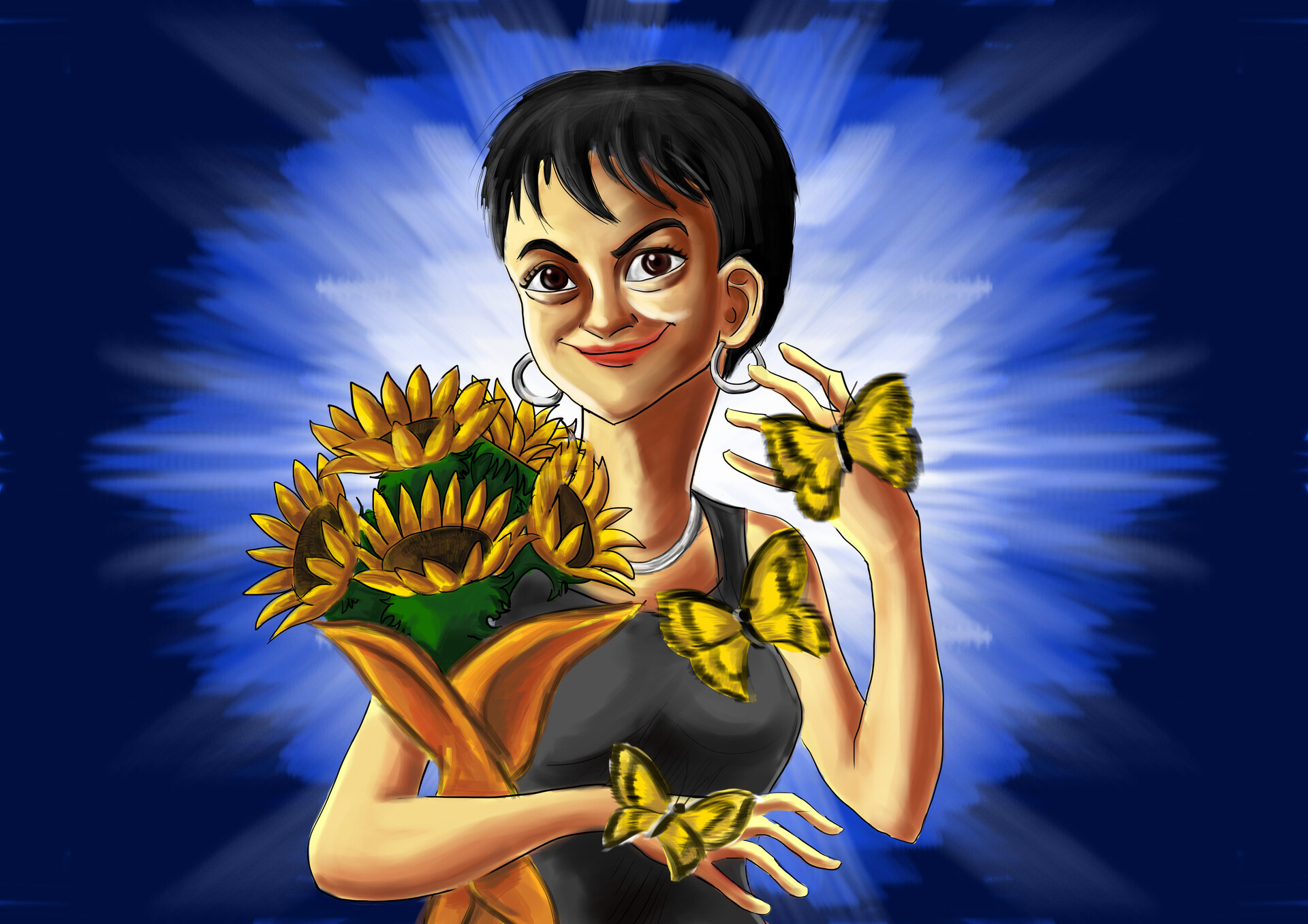 ArtStation Miss Sunflowers