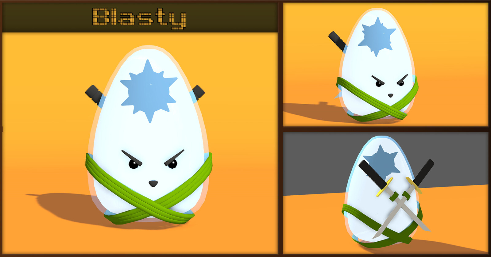 Concepting/Modeling/Texturing enemy for game