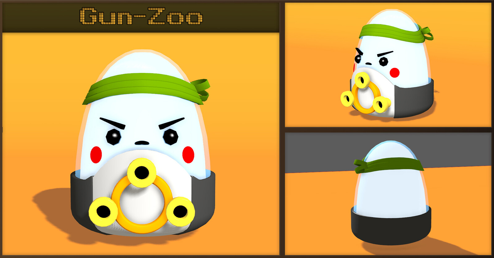 Concepting/Modeling/Texturing enemy for game