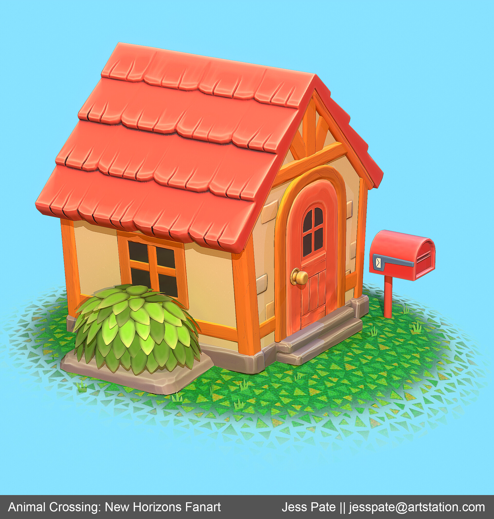Artstation Animal Crossing New Horizons Fanart Jess Pate