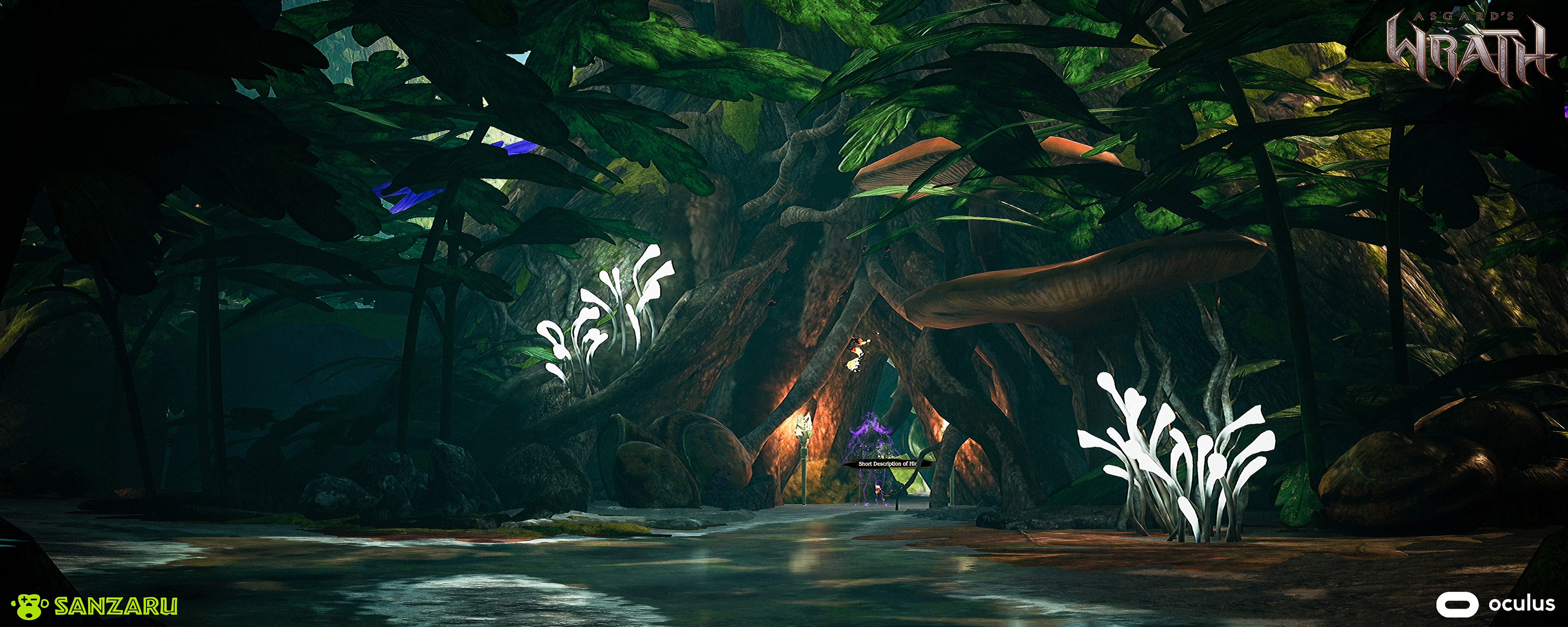 Various World Materials were created and used with Blend maps for various large structures such as the Trees and Roots in the level.