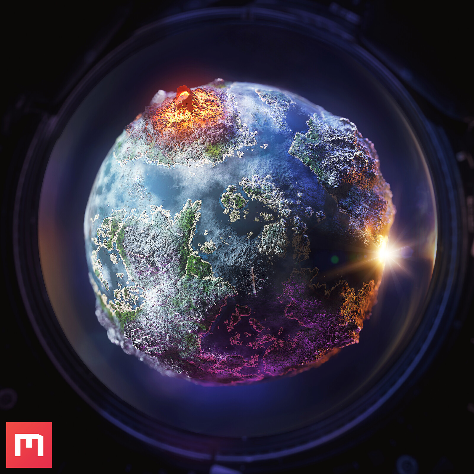 Base Render of Material