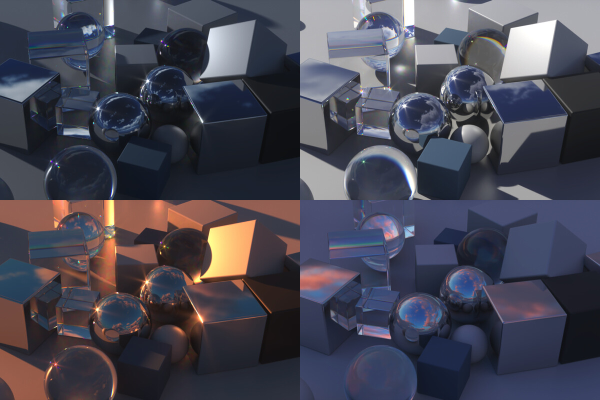 A closer view of the lighting examples. Again, take note of the lighting that can be achieved.