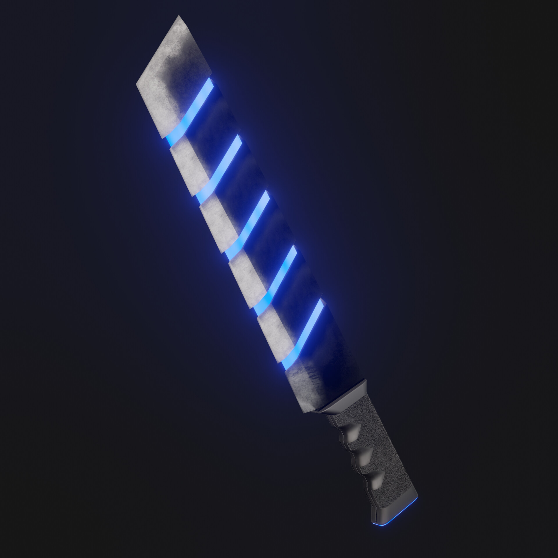 ArtStation Futuristic military cleaver