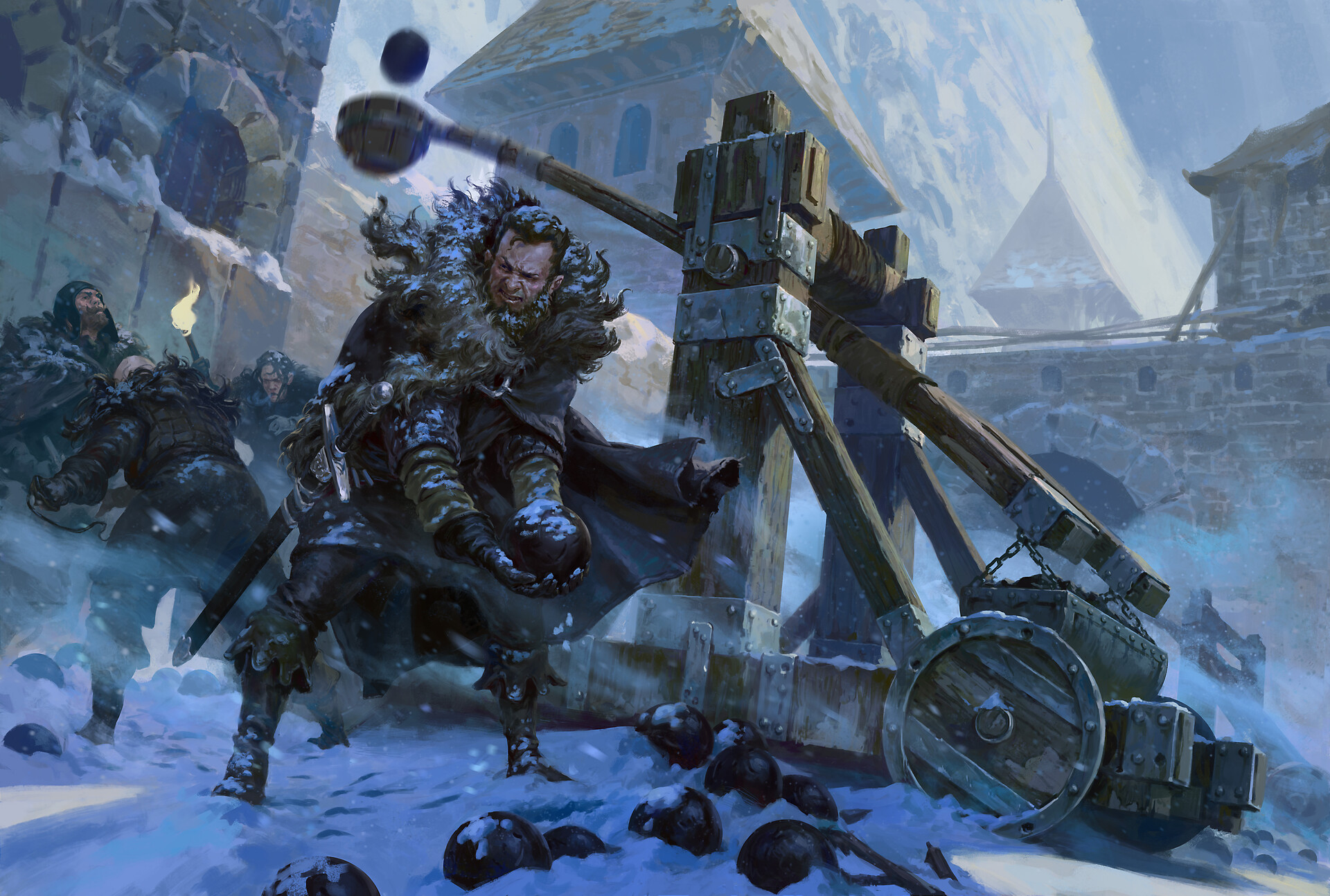 ArtStation Builder Stone Throwers A Song Of Ice and Fire boardgame