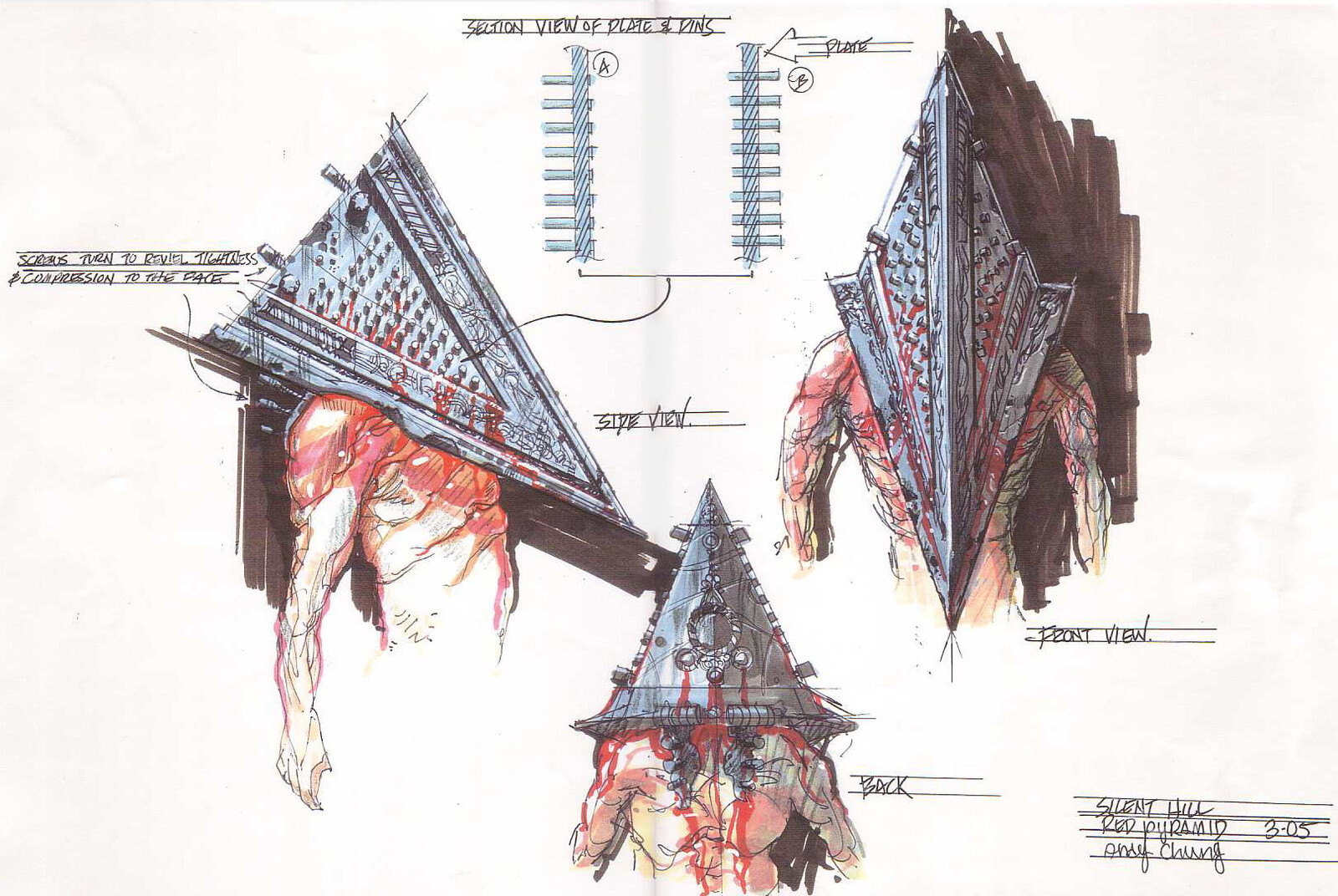 Pyramid Head Concepts.. Final