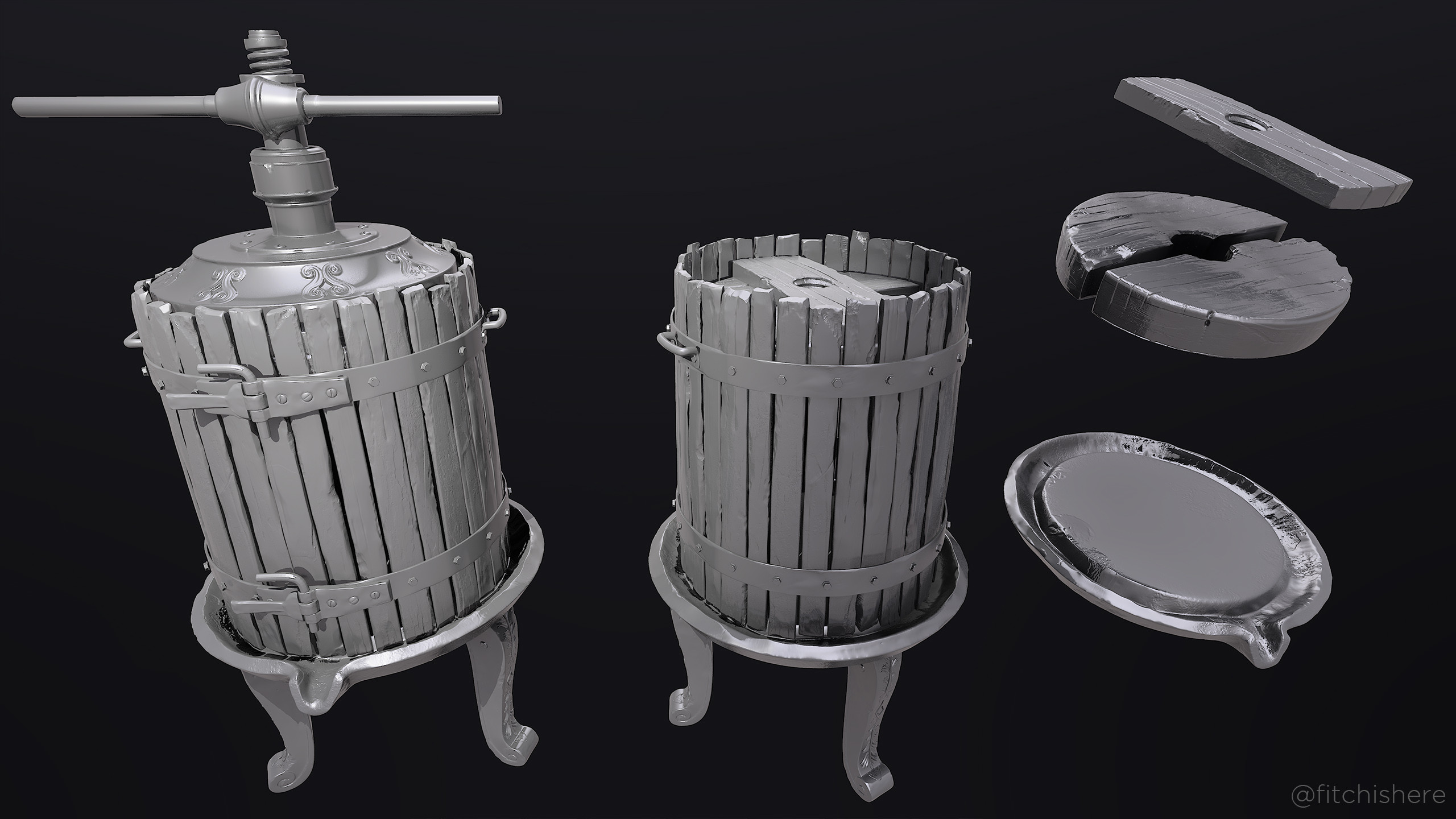 High Poly from Zbrush