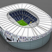 Artstation Cowboys Stadium 3d Model Marian T