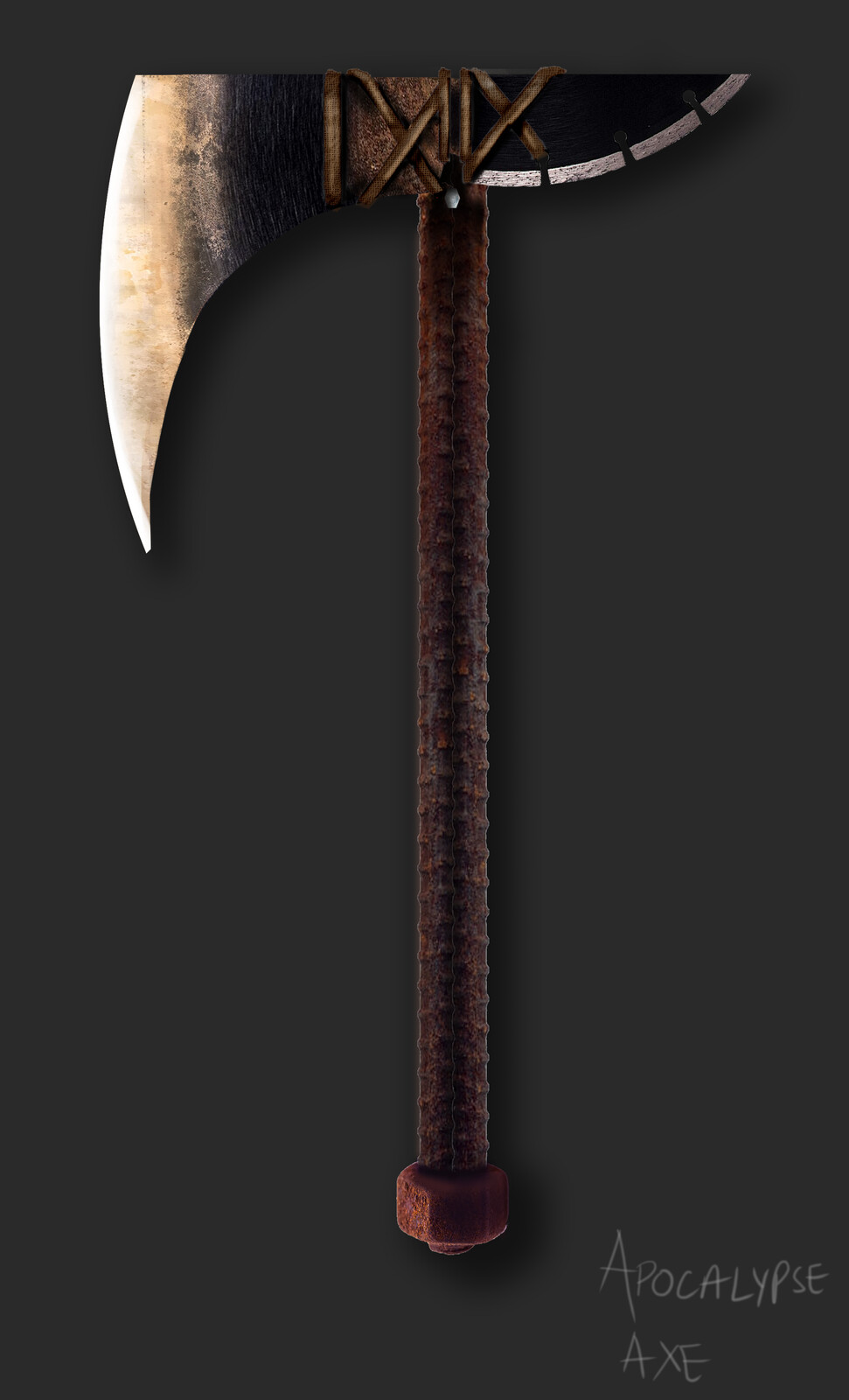 Sarekha Arjoonsingh Weapon Concept Post Apocalyptic Axe