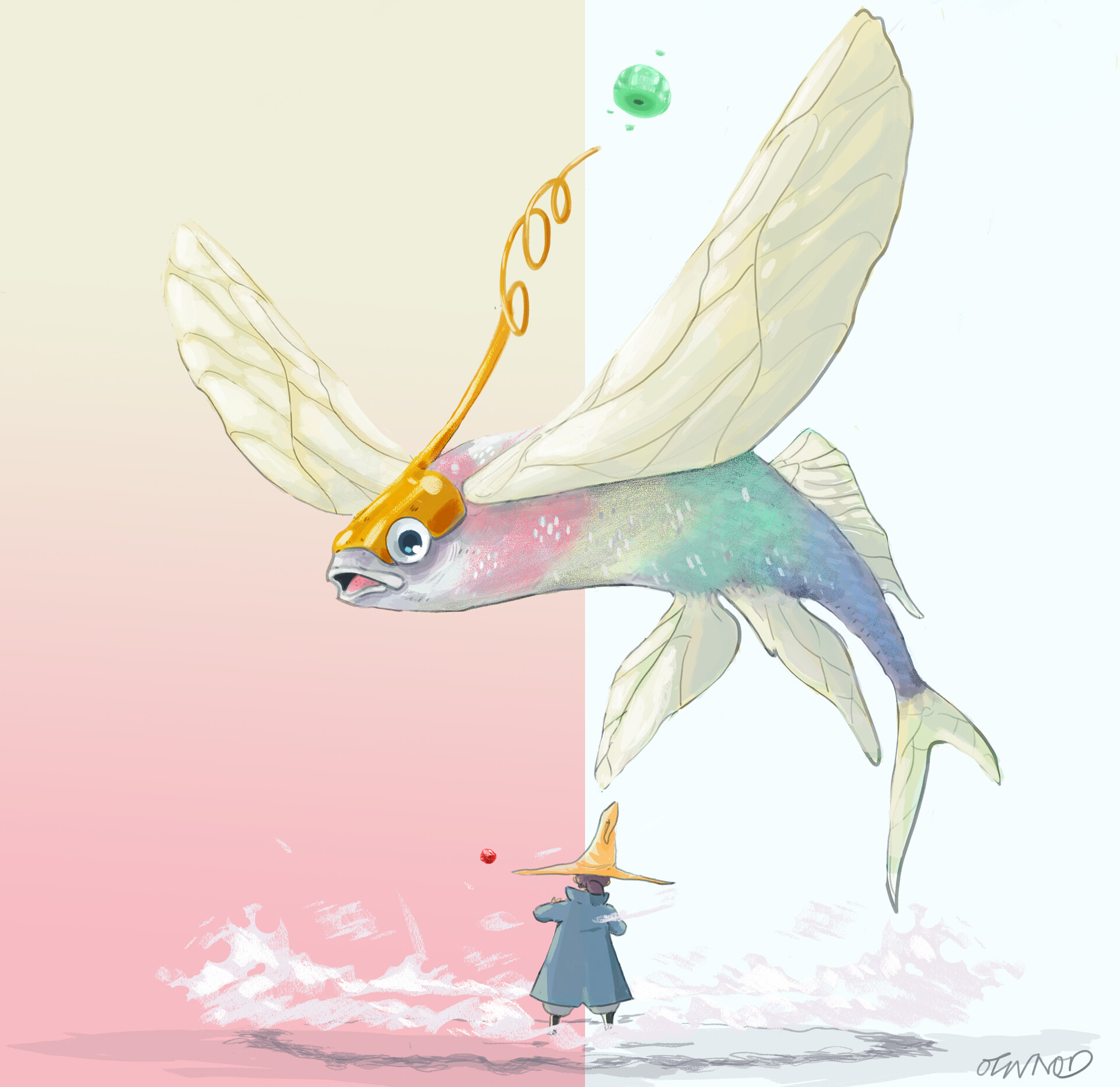 ArtStation - Legendary Flying fish Zatbe, image size:1920x1864