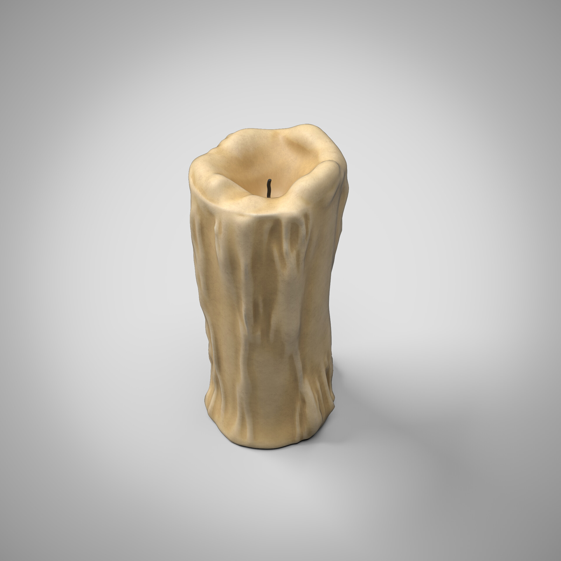 Gregory Brown Melted Old Candle