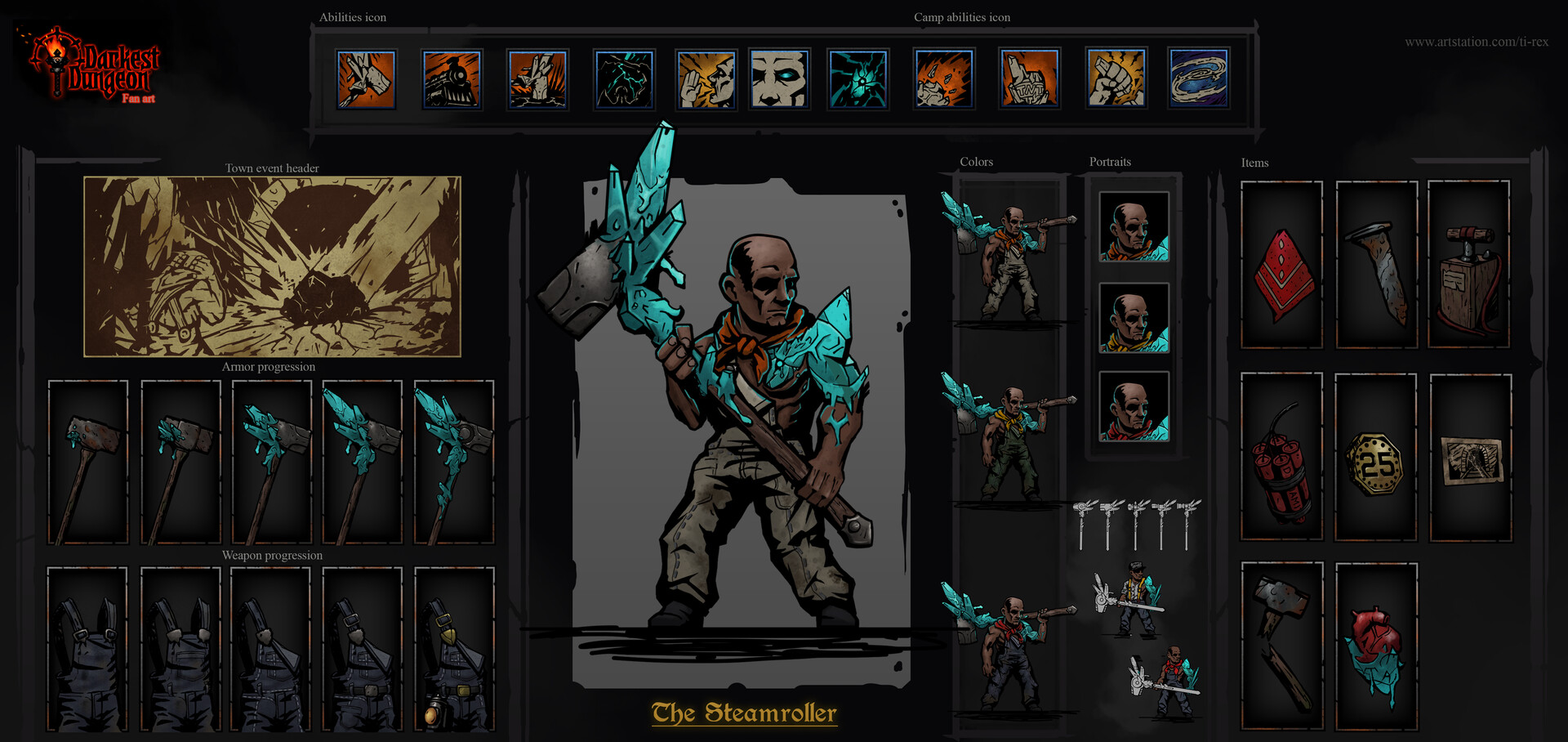 Artstation Darkest Dungeon Class Mods Vladimir Slobtsov Artstation Darkest Dungeon Class Mods Vladimir Slobtsov