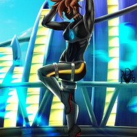 Artstation Momo X Mina My Hero Academia Vladimir Duran